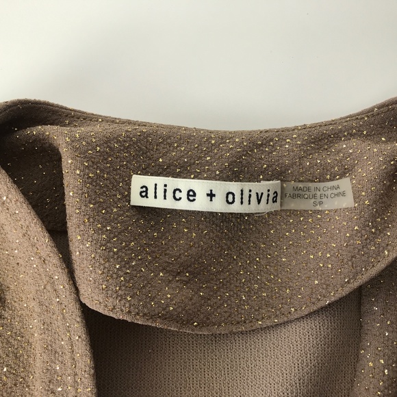 Alice + Olivia Lilah Crossover Hi-Low Blouse #1944 - Picture 8 of 8